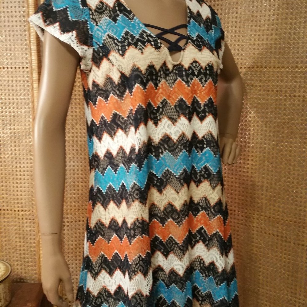 Speechless Aztec Design Lacy Mini